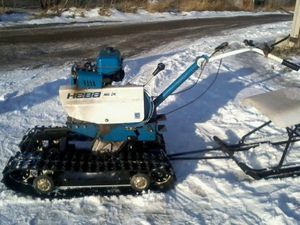 Снегоход из мотоблока Снегоход из мотоблока